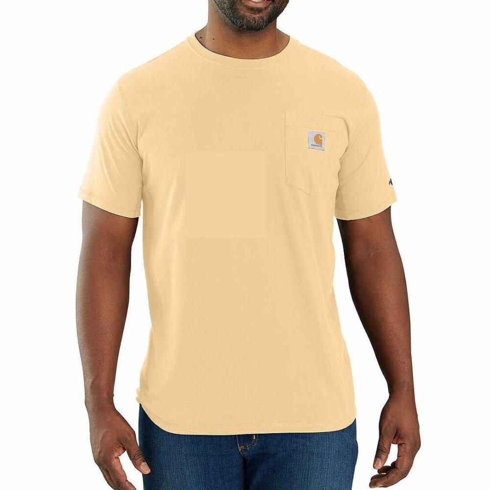 Carhartt Force Men's 3XL Relaxed Fit Midweight Short Sleeve Pocket T-Shirt Golde
